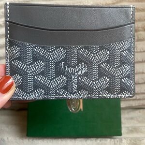 Goyard card holder/wallet